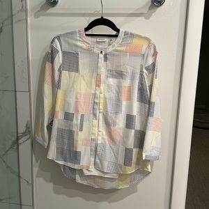 Graphic blouse